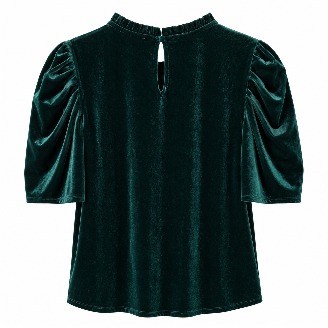 CeCe emerald green velvet blouse Women’s