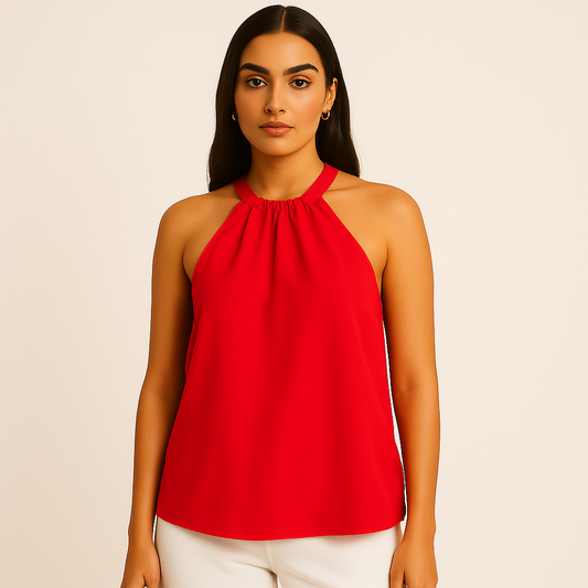 Pleione Sleeveless Halter Top