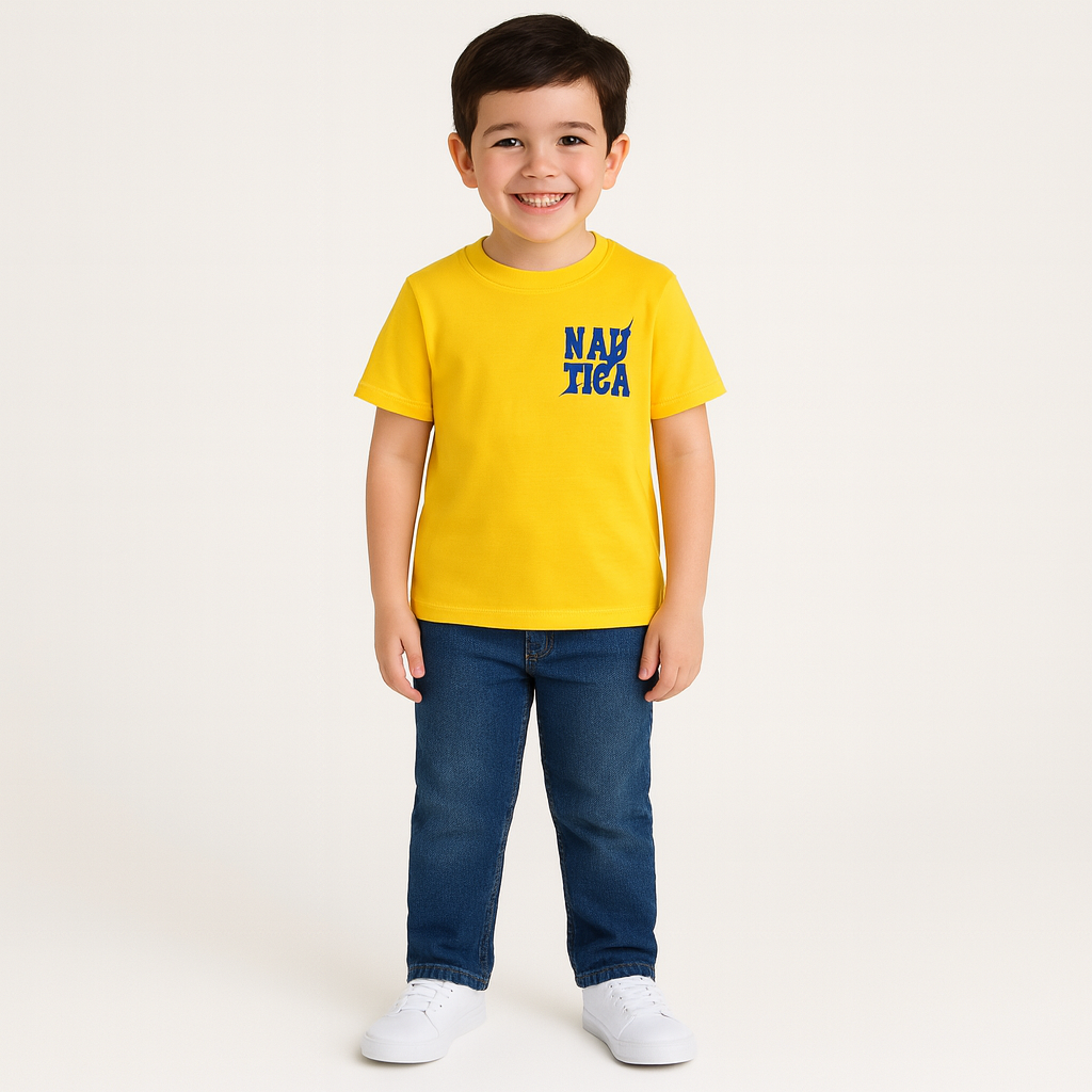 Nautica little boys' color shade t-shirt (2t-7)