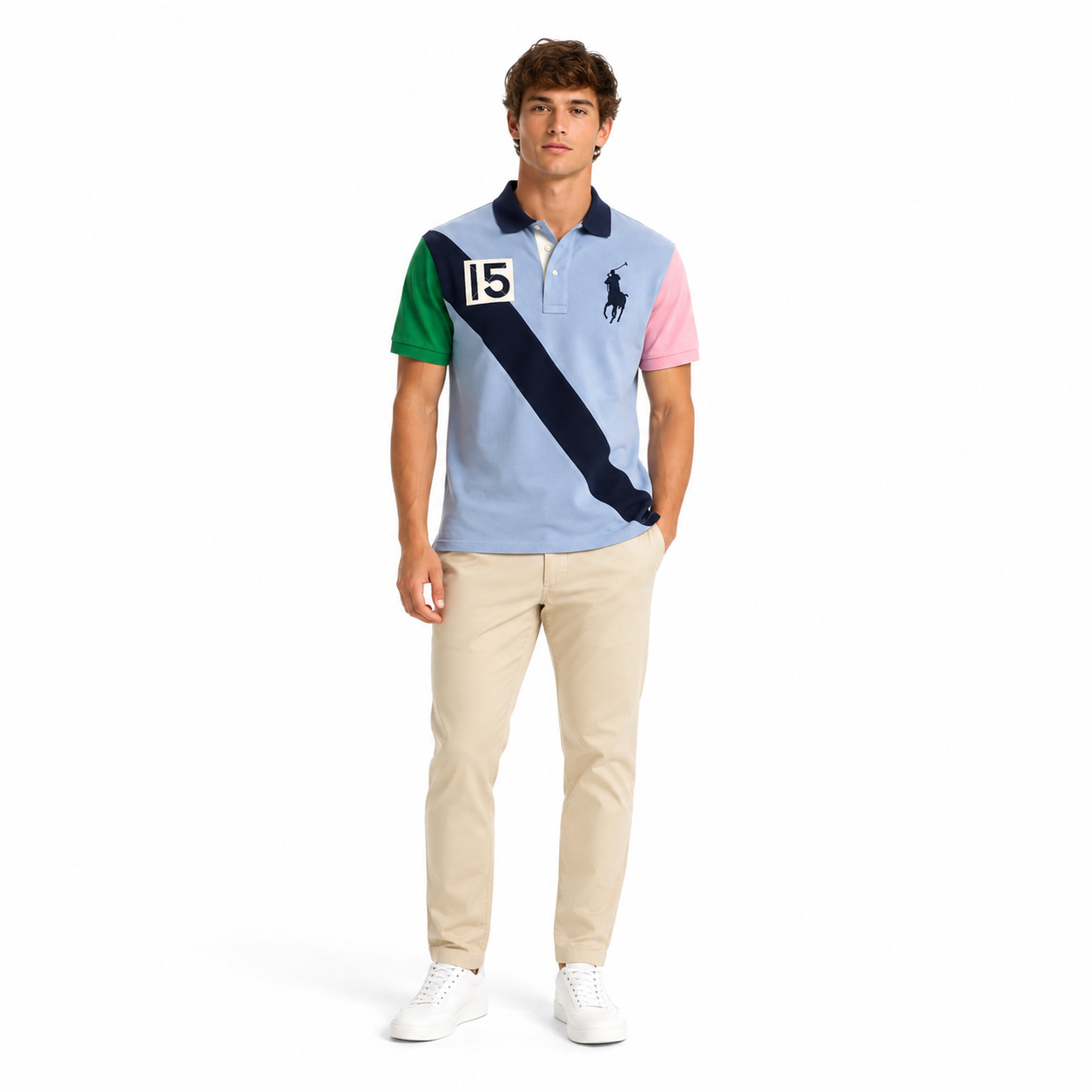 Ralph Lauren Big Boys Big Pony Mesh Polo Shirt