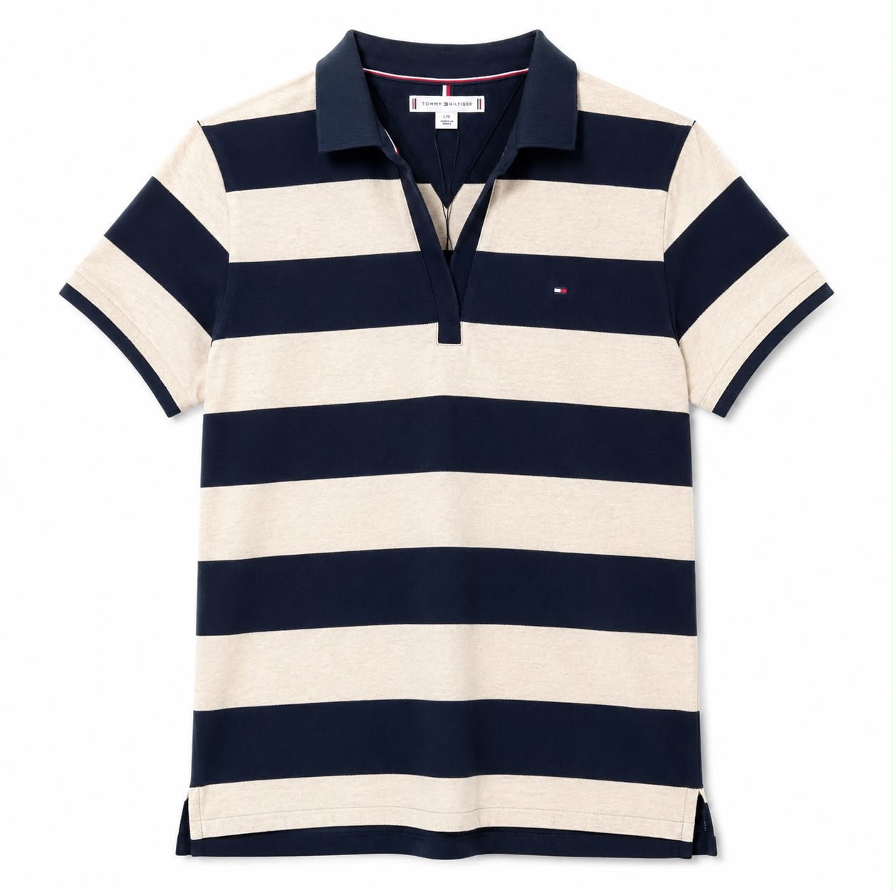 TOMMY HILFIGER-Slim Fit Zip Polo