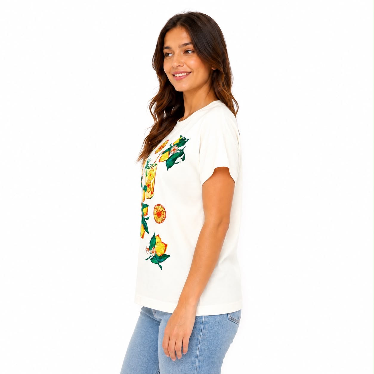 On 12th T-shirt is the model "La Dolce Vita Vintage Graphic Women’s