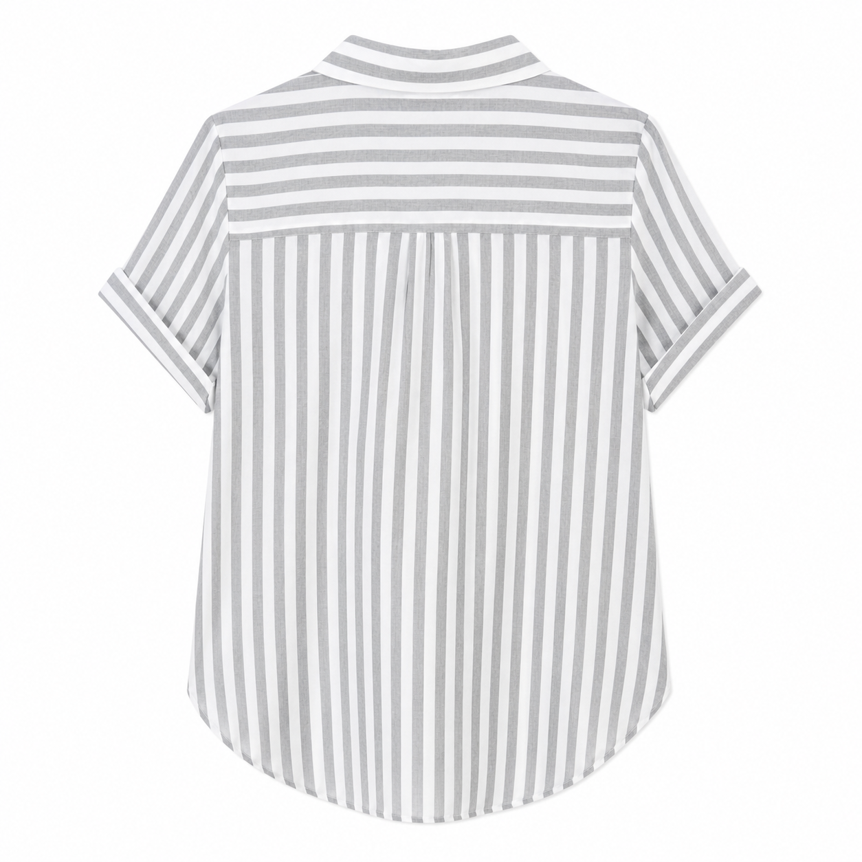 Tommy Hilfiger Gold Button Vertical Stripe Shirt