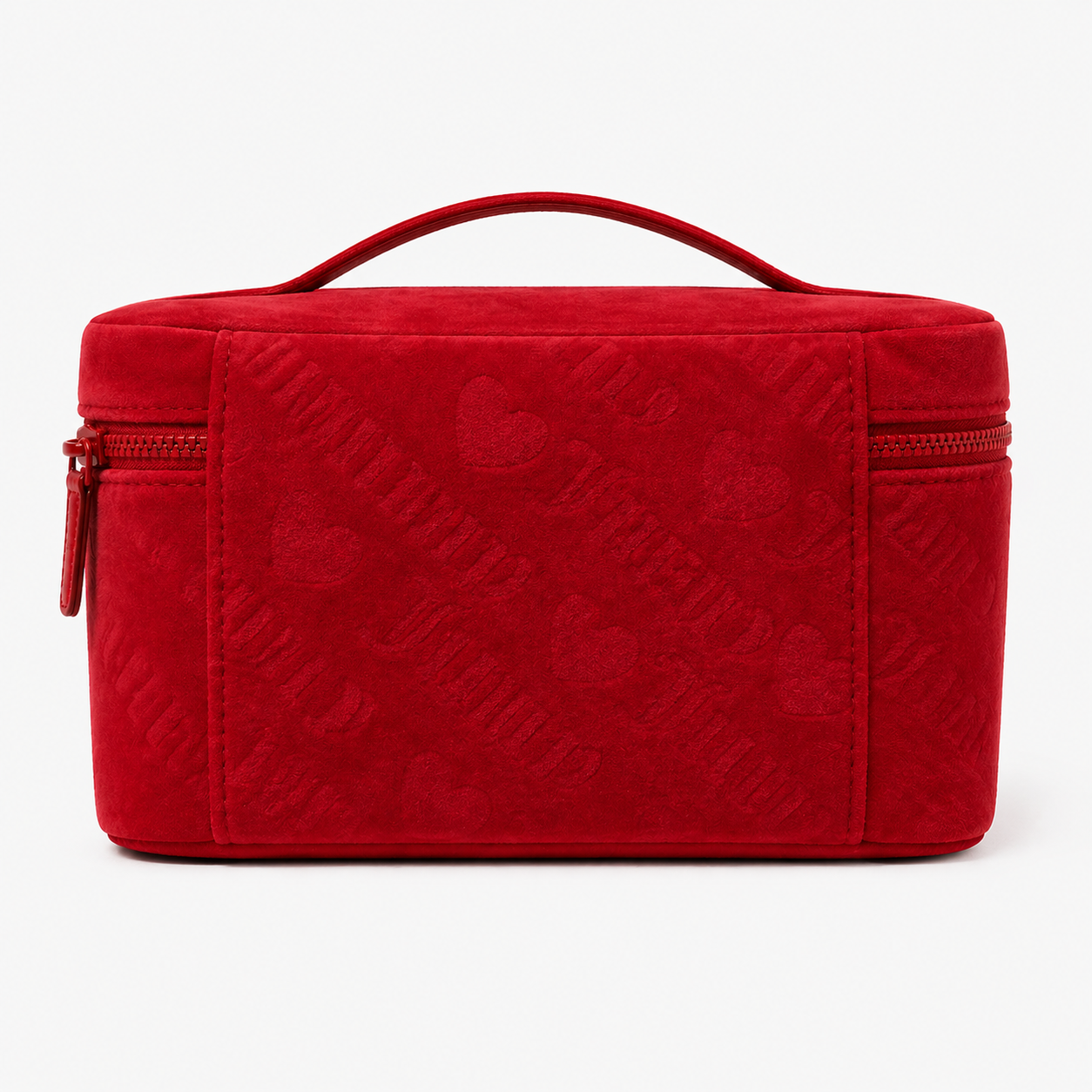 Juicy Couture Red Press Terry Train Case