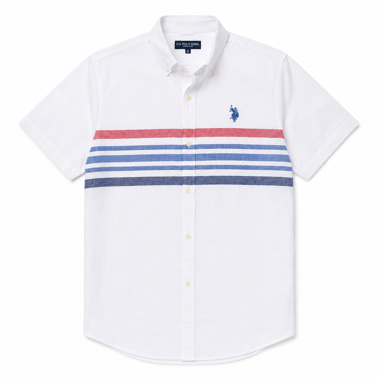 U. S. POLO ASSN-Men's casual short sleeve shirt