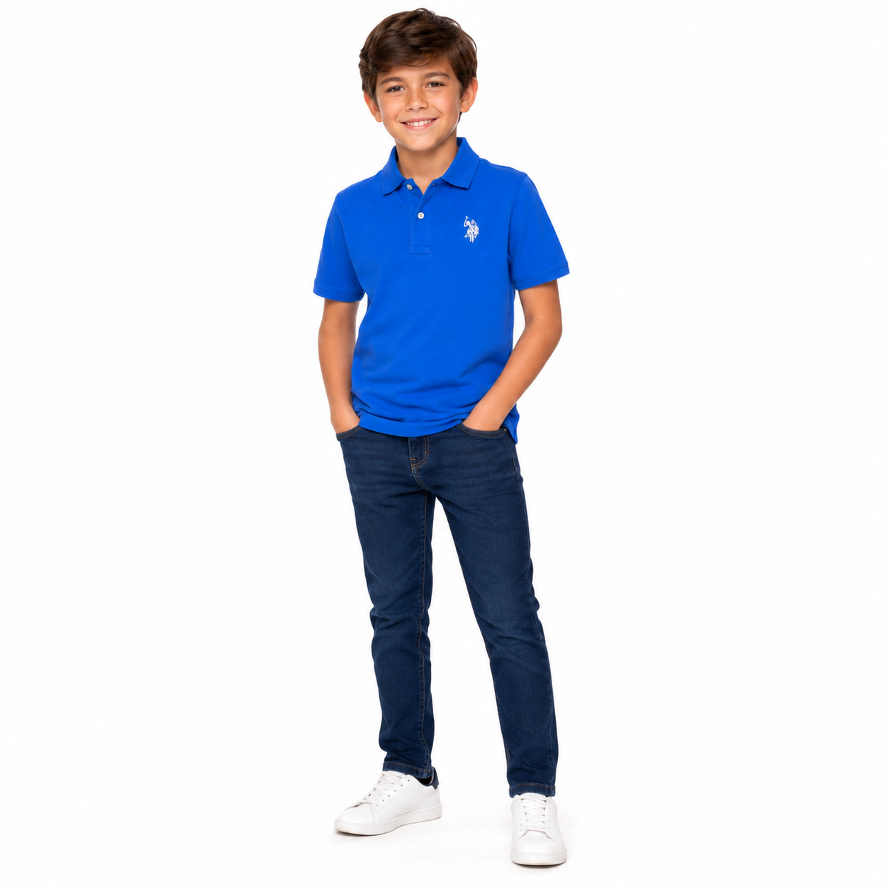 U.S. POLO ASSN- Boys Piqué Polo Shirt