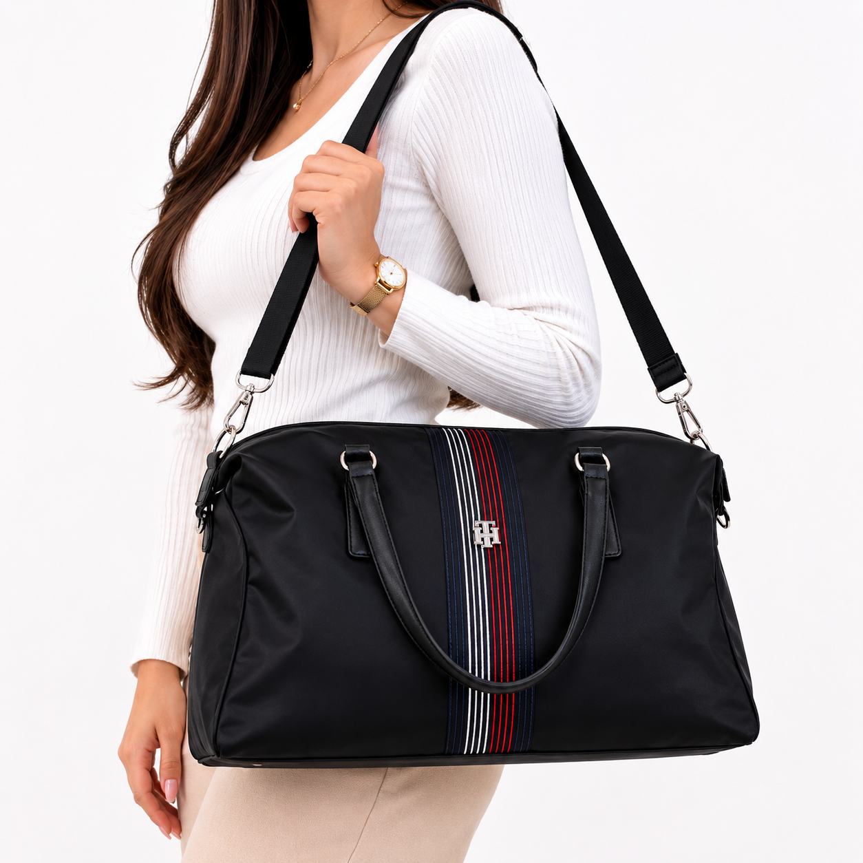 Tommy Hilfiger nylon duffle bag