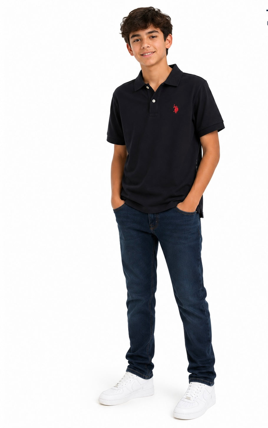 U.S. POLO ASSN- Boys Piqué Polo Shirt