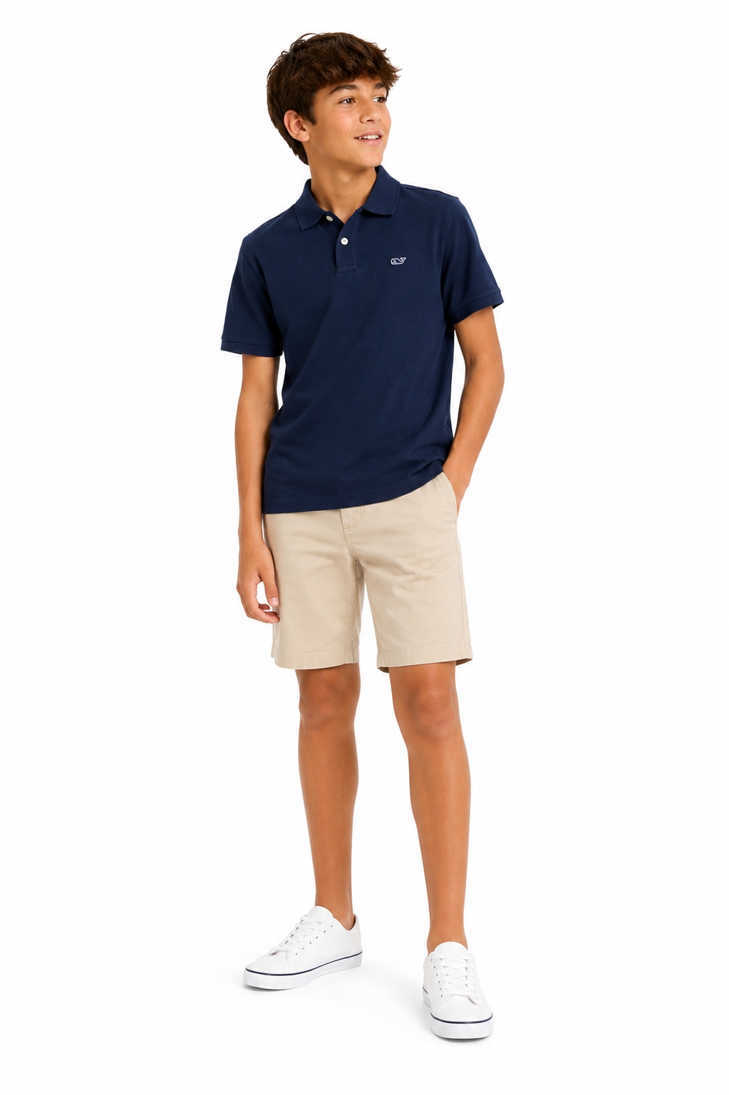 Vineyard Vines Boys' Heritage Pique Polo