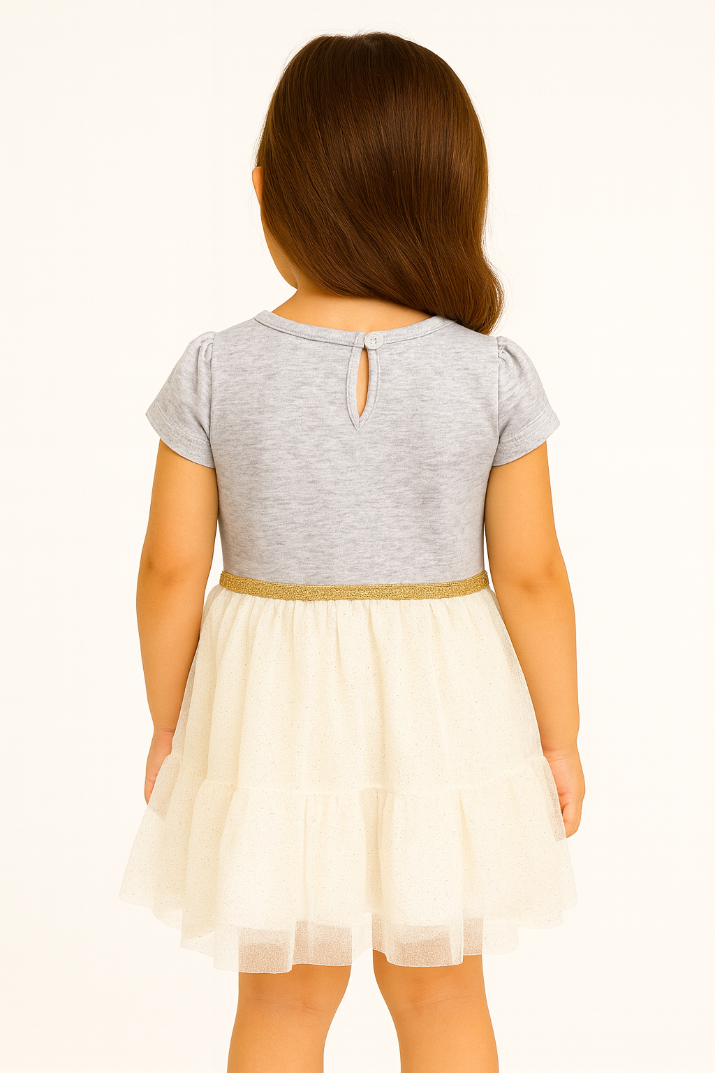 Young Hearts Toddler Girl Foil Yummy Tutu Dress