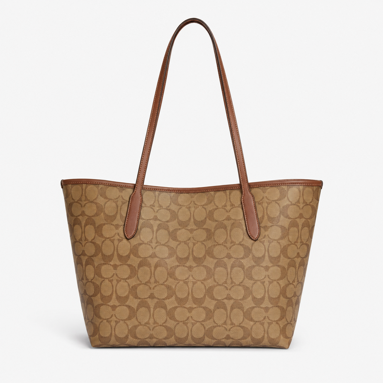 Coach City Tote in Signature Canvas Shoulder Bag
