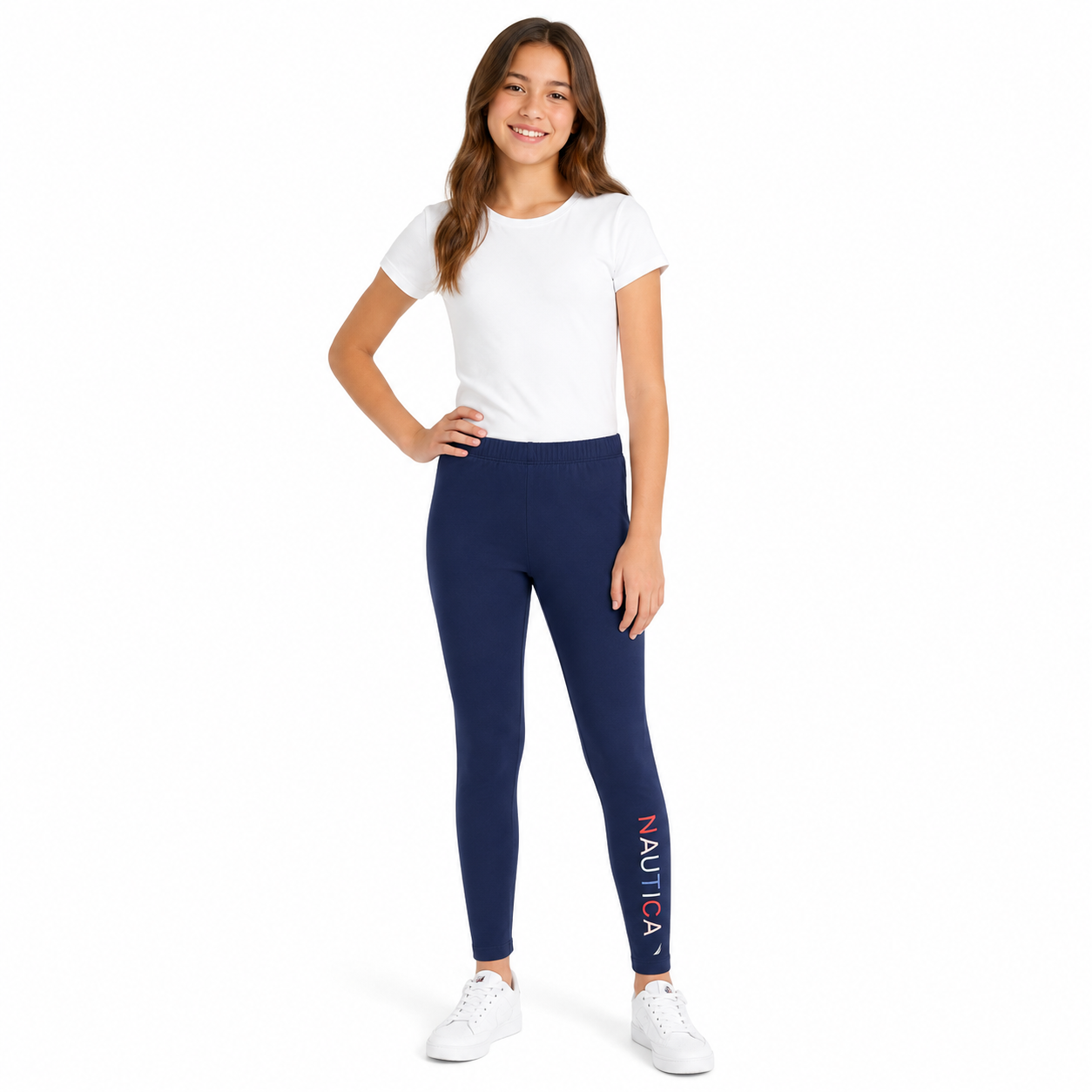 Nautica pull-on stretch leggings