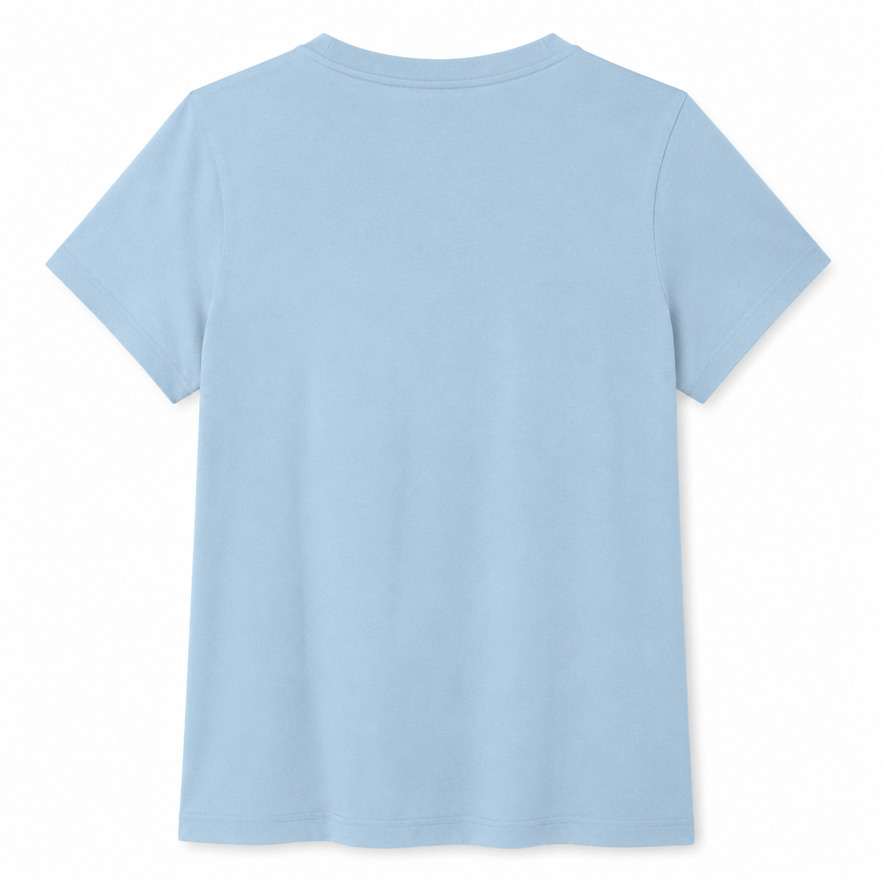Nautica round neck t-shirt in light blue with a graphic print