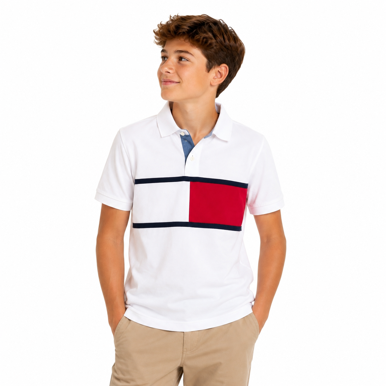 Tommy Hilfiger Big Boys 8-20 Short-Sleeve Gary Polo
