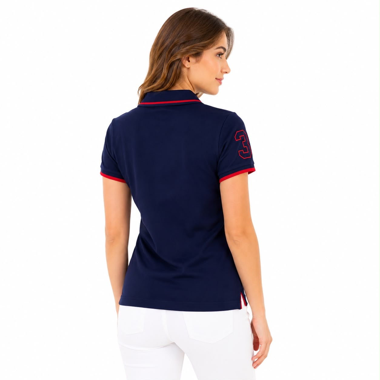 U.S. POLO ASSN. Multi-Tonal Medium Pony Pique Polo Shirt