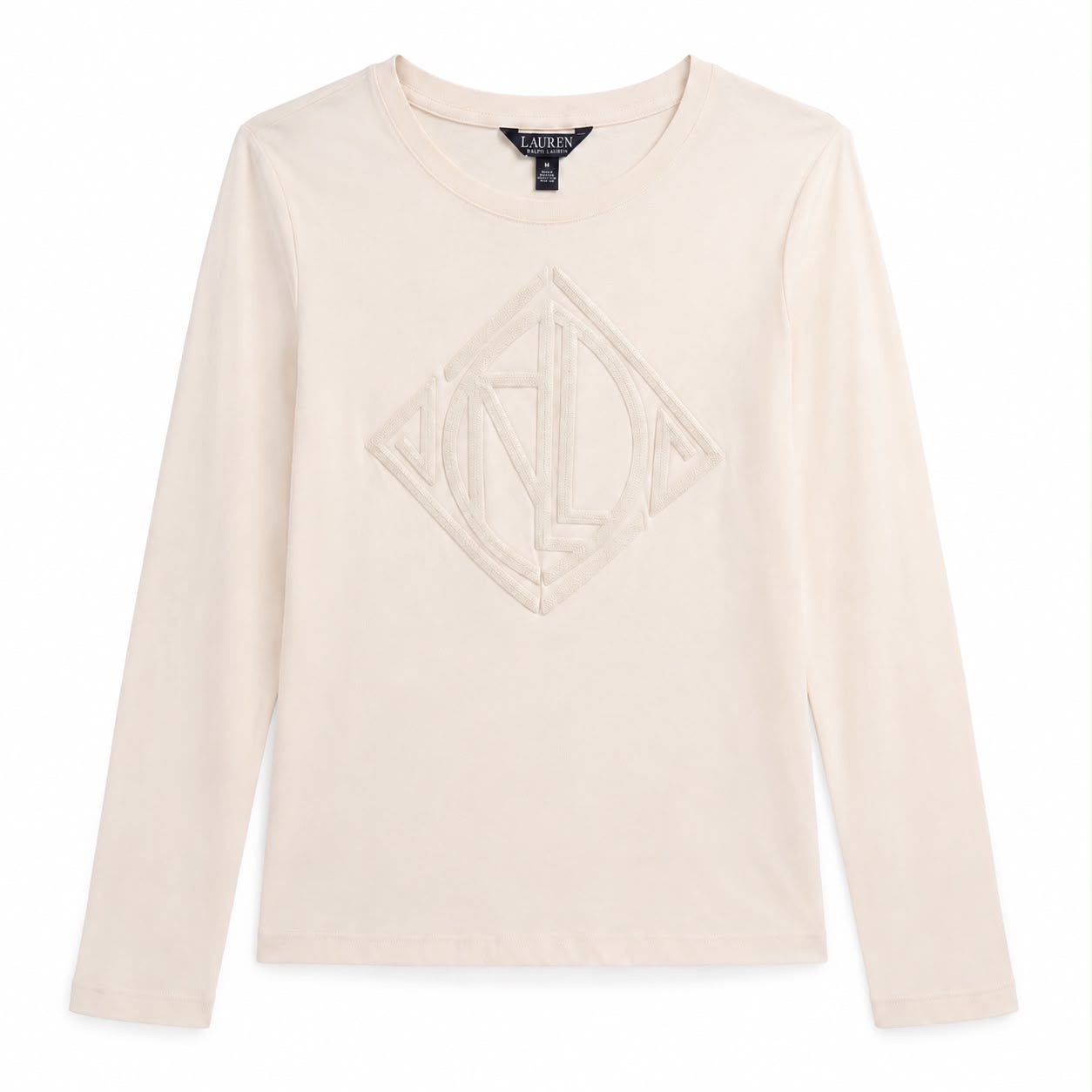 Ralph Lauren Long-sleeved t-shirt features an embroidered tonal logo