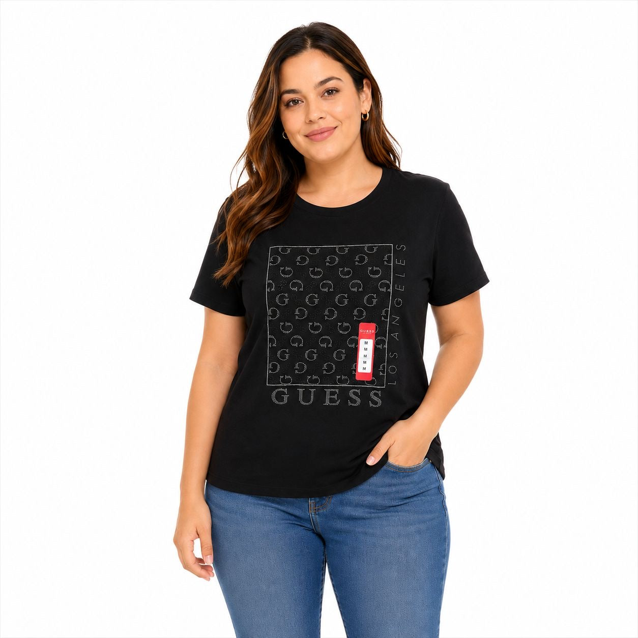Playera de Cuello Redondo para Mujer Guess Factory