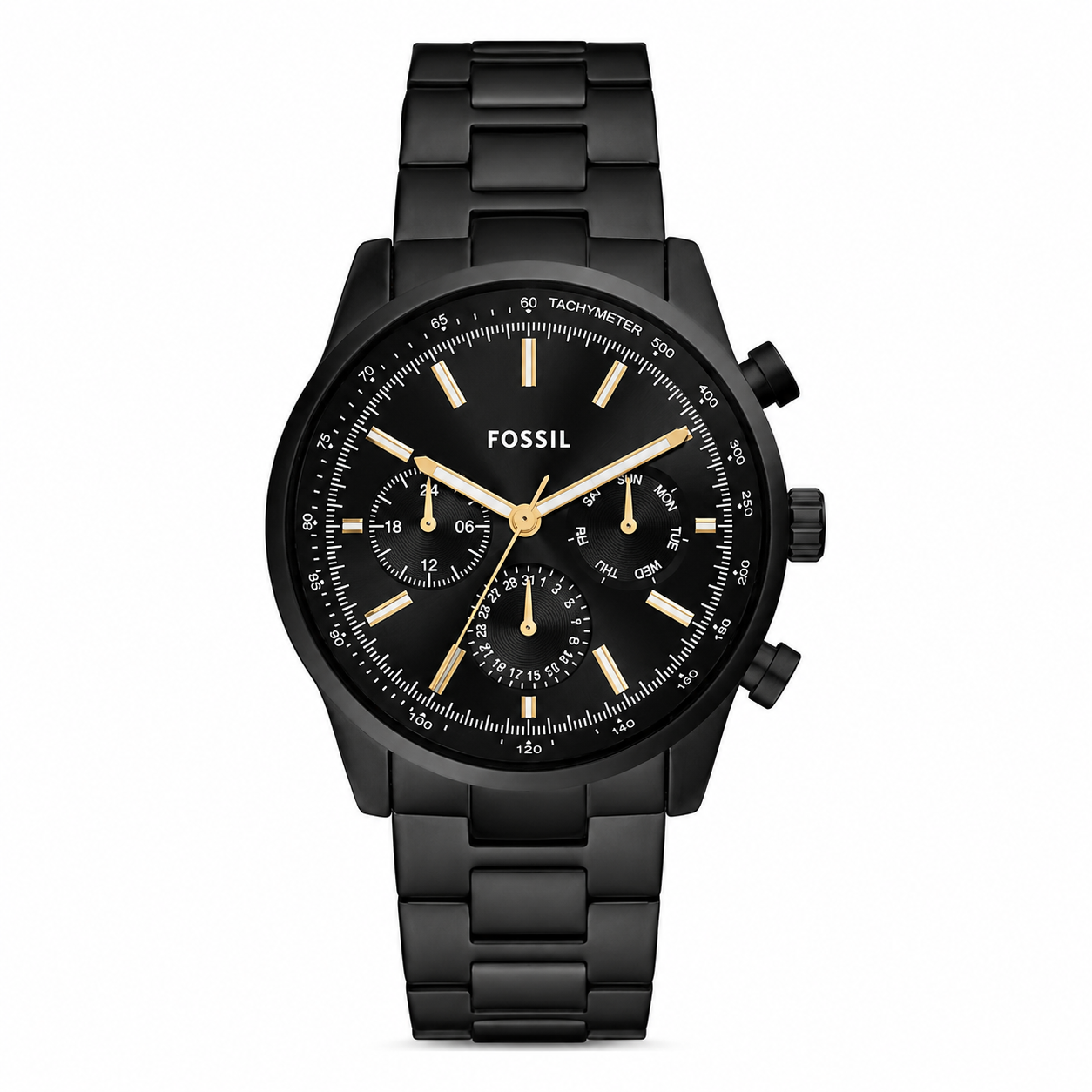 Fossil Sullivan Multifunction Black Stainless Steel Watch