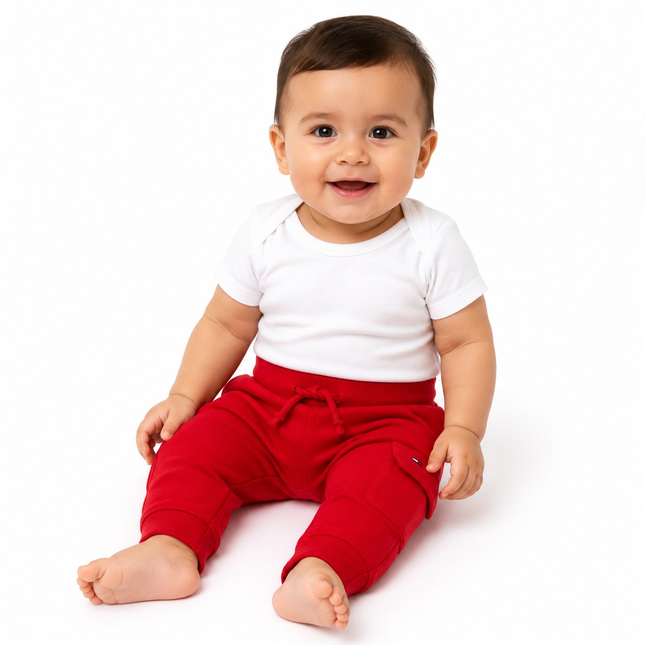 Tommy Hilfiger knit baby cargo sweatpants