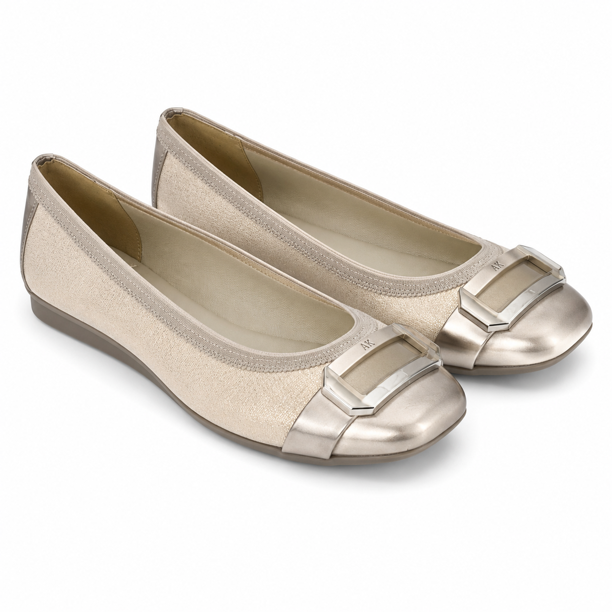 Anne Klein ballerinas model Uplift in peat or beige