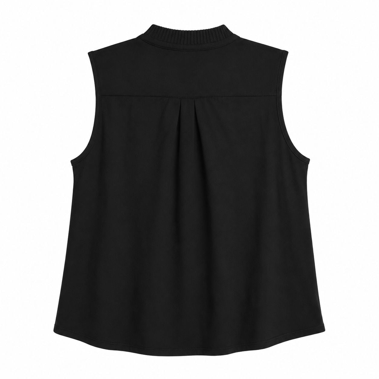 Calvin Klein Modern Ruffle Neck Sleeveless Top