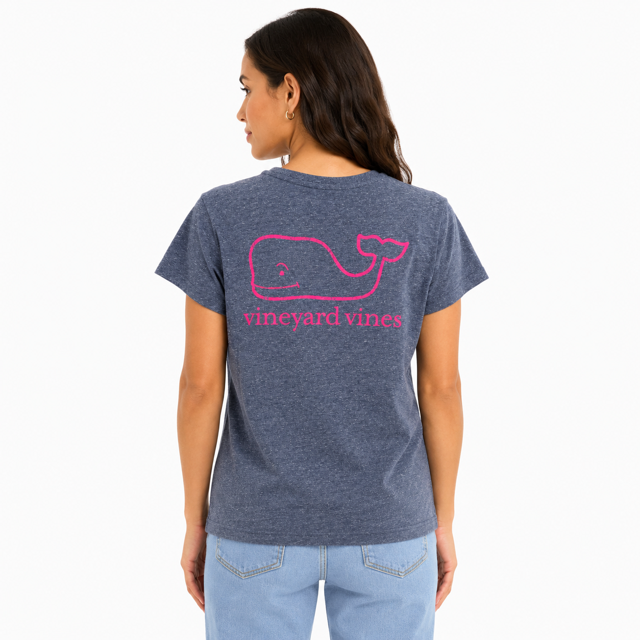 Vineyard Vines Woman’s Short Sleeve Graphic Tee Flag Vintage Tee