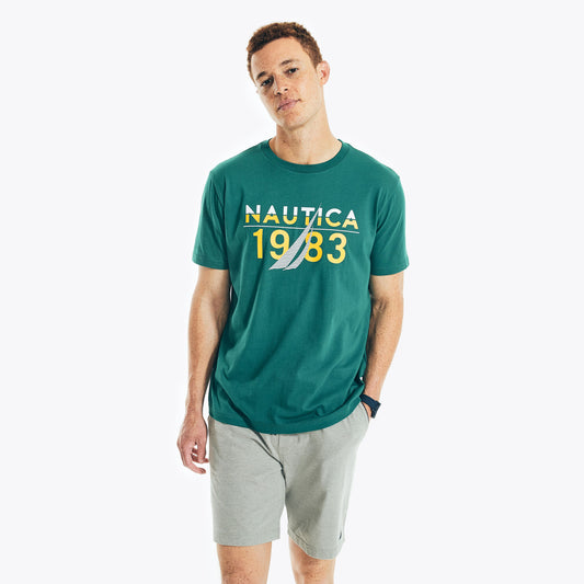 Nautica 1983 Logo Graphic Sleep T-Shirt