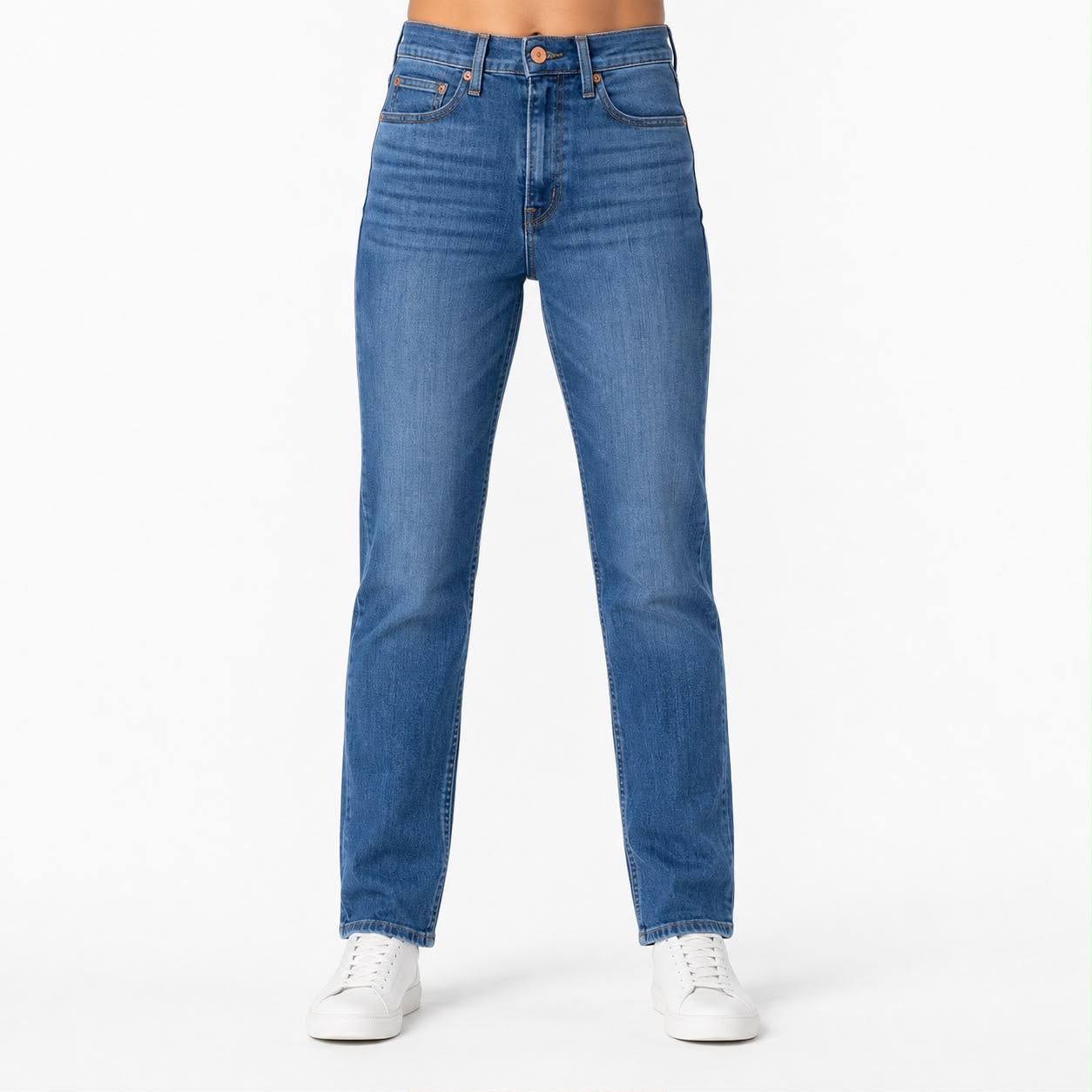 Levi's Womens 724 High Rise Slim Straight Jeans