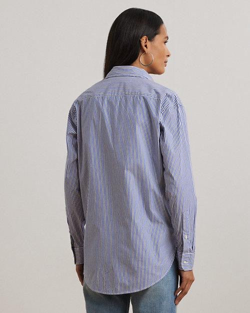 Ralph Lauren Relaxed Fit Striped Stretch Cotton Shirt