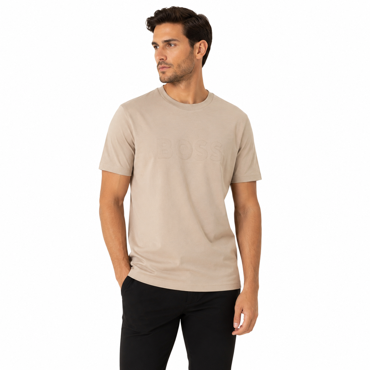 HUGO BOSS-BOSS men's round neck t-shirt