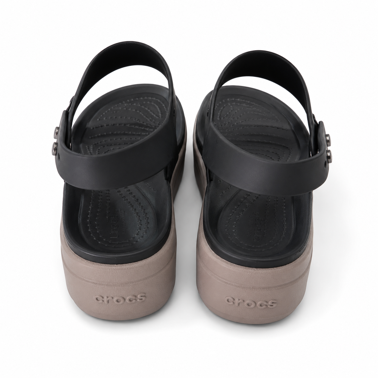 Crocs Women's Brooklyn Low Wedge Sandals from Finish Line