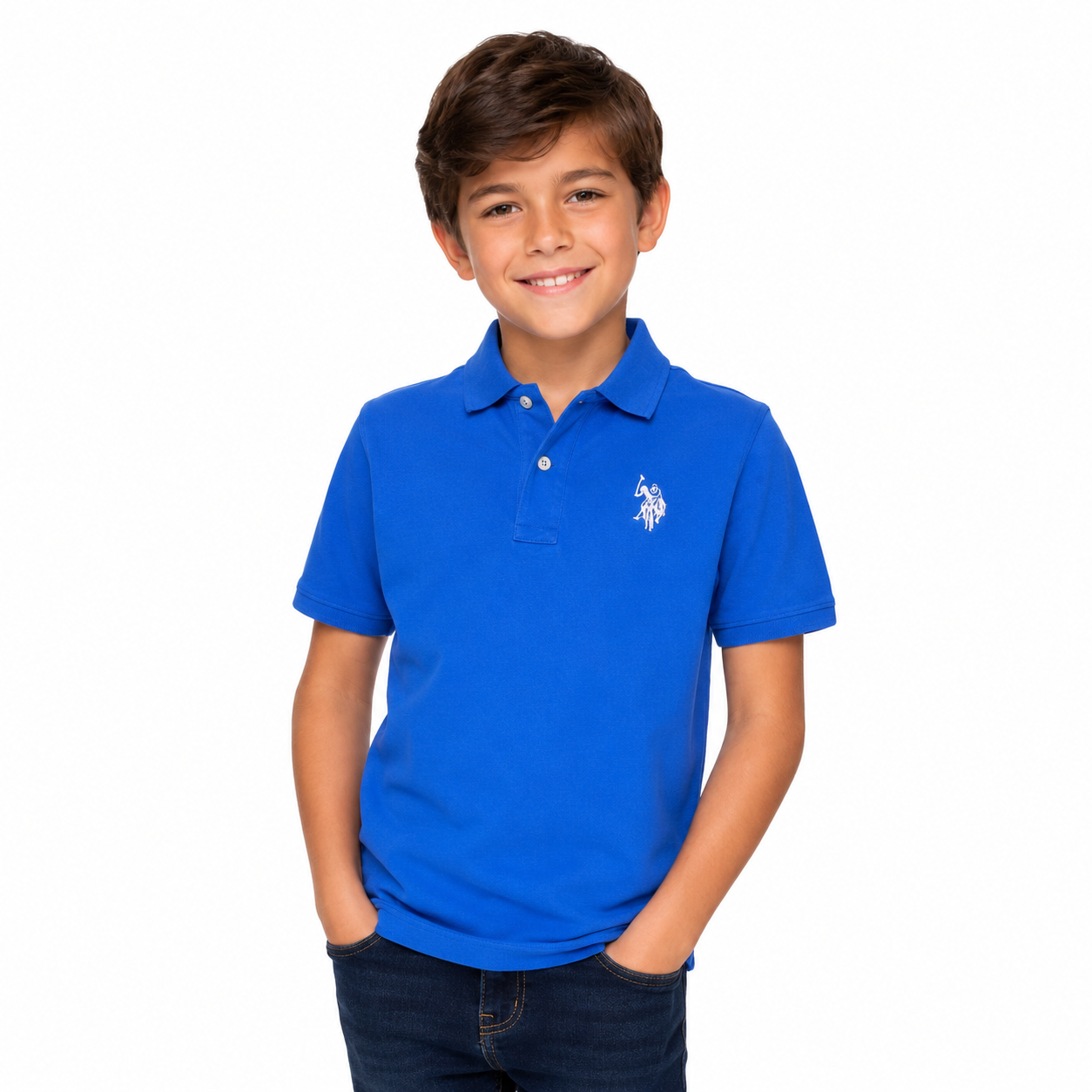 U.S. POLO ASSN- Boys Piqué Polo Shirt