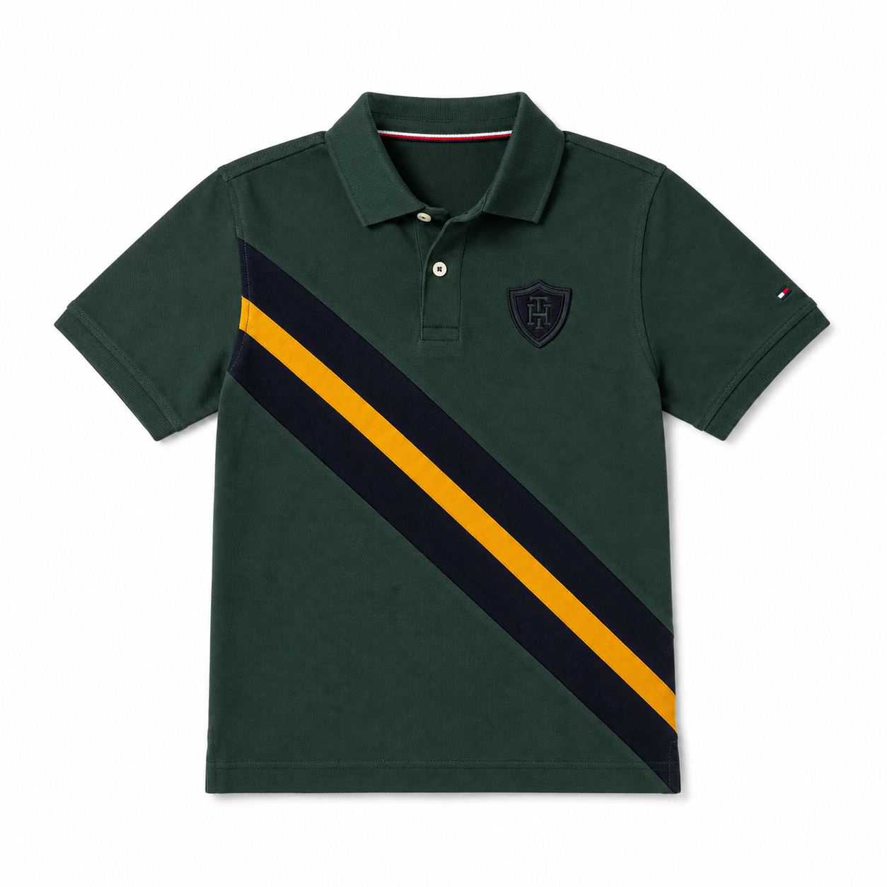 Tommy Hilfiger Kids' Banner Stripe Polo Shirt