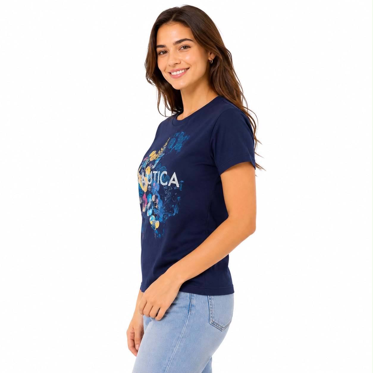 Náutica Flowers Foil Graphic T-Shirt