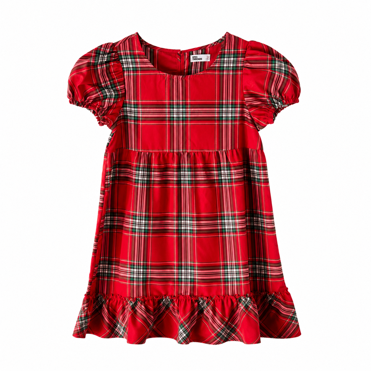 Epic Threads red plaid holiday dress