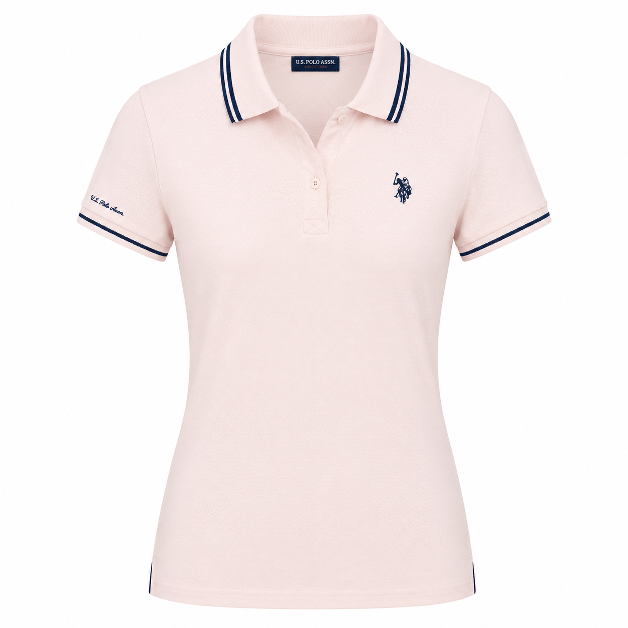 U.S. POLO ASSN-Women's pique polo shirt