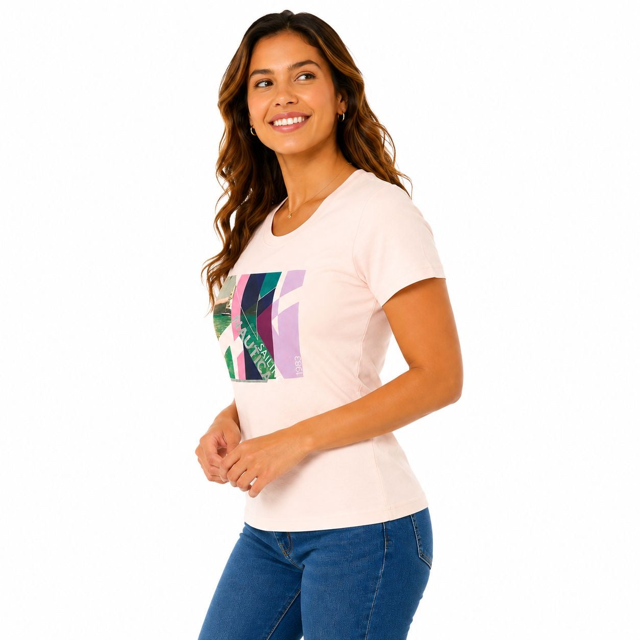 Náutica Sustainably Crafted Ocean Photo Foil Graphic T-Shirt