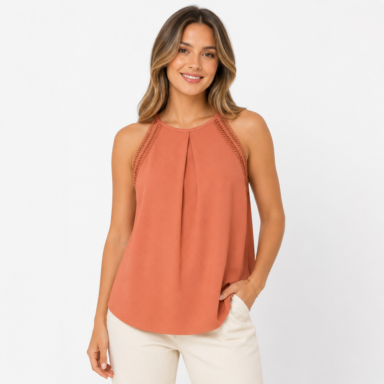 Mine Tye-colored halter blouse Women’s