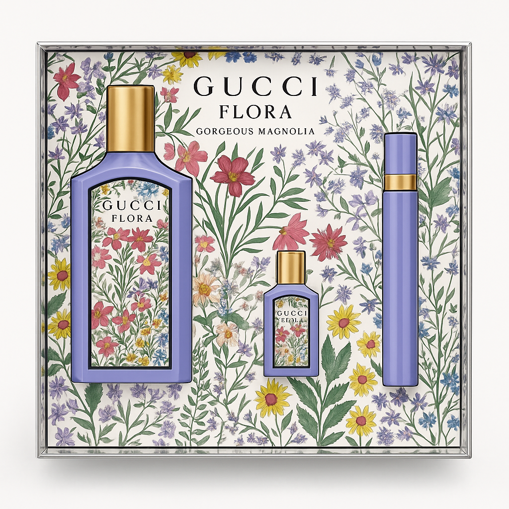 Gucci Flora Gorgeous Magnolia Woman's Gift Box