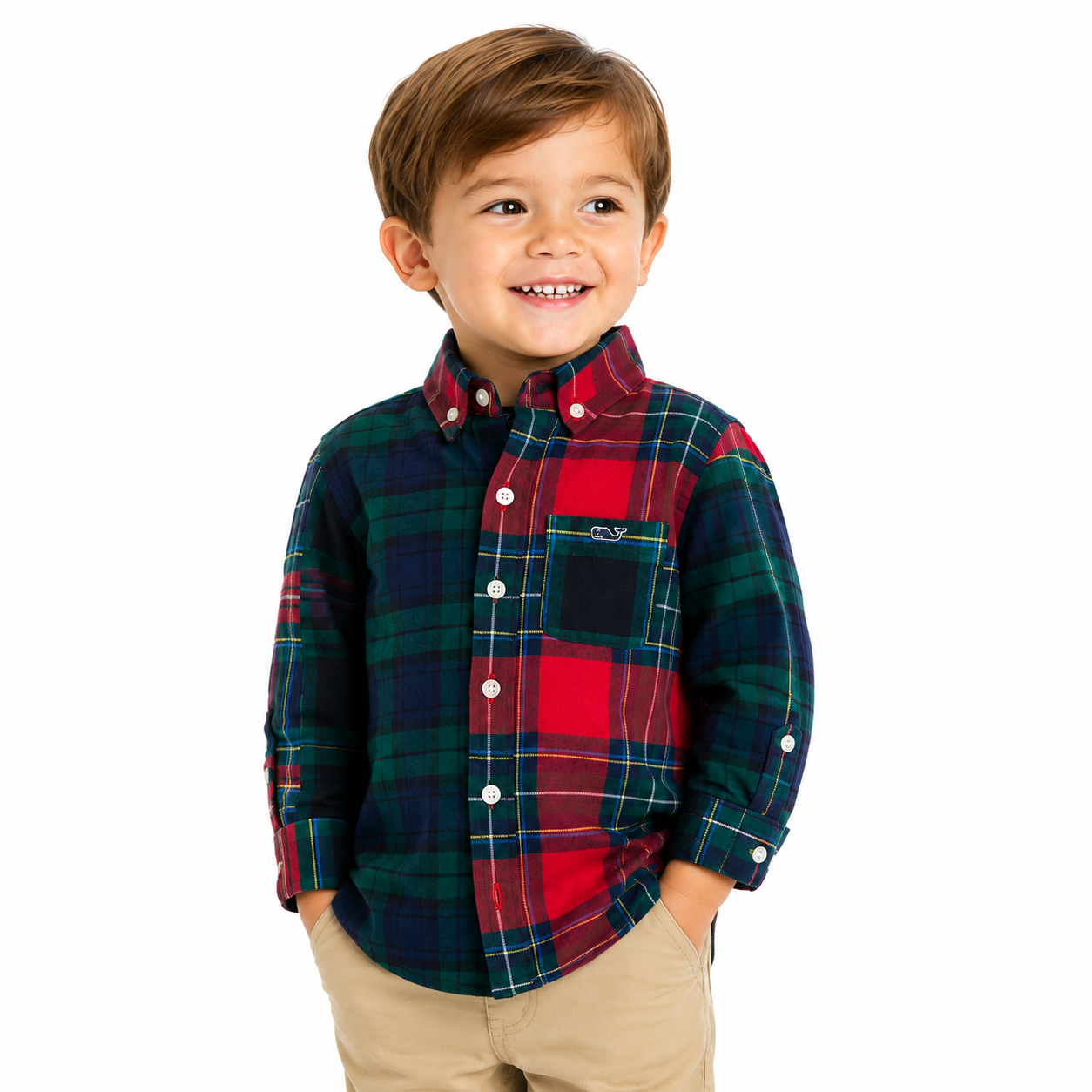 Vineyard Vineyard Plaid Shirt for Boy's Flannel