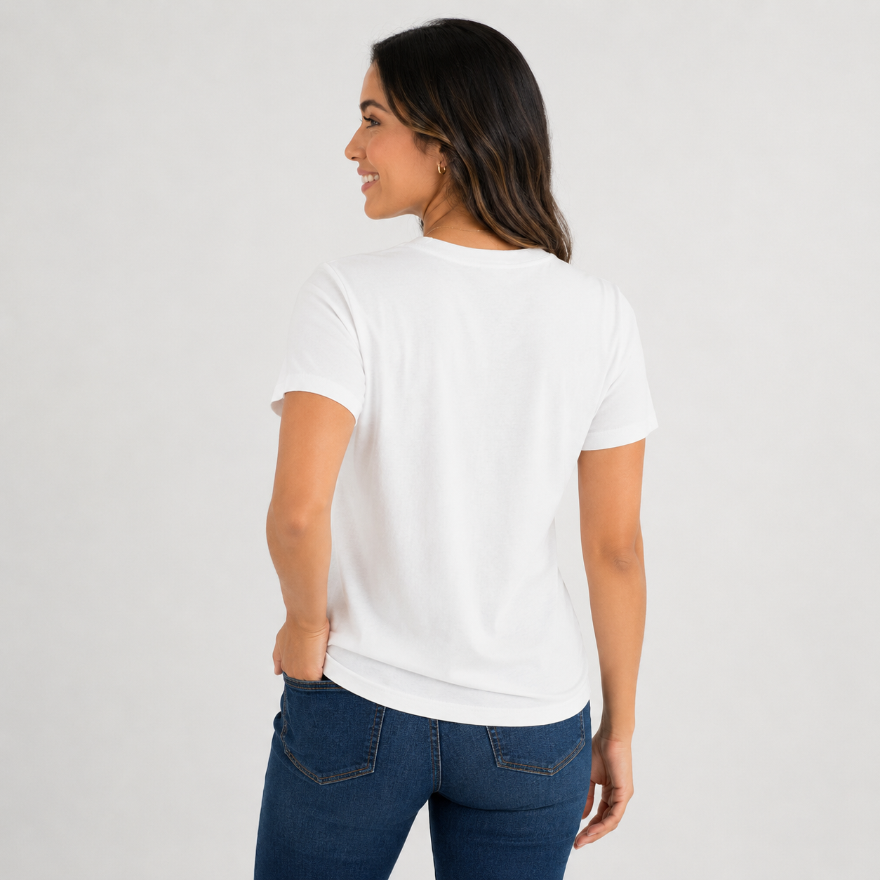 Nautica graphic floral logo tee