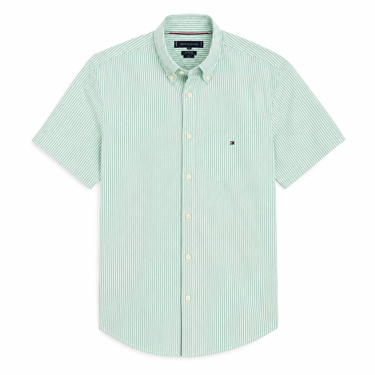 Tommy Hilfiger- TH FLex Shirt-Sleeve Poplin Shirt