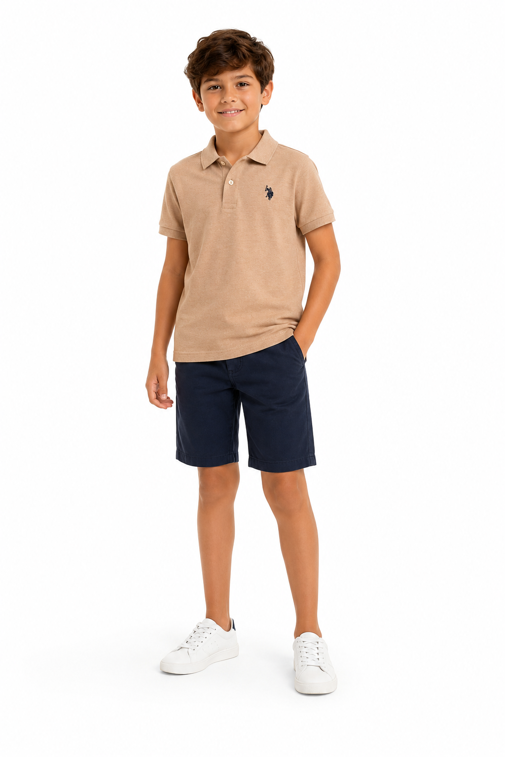 U.S. POLO ASSN- Boys Piqué Polo Shirt