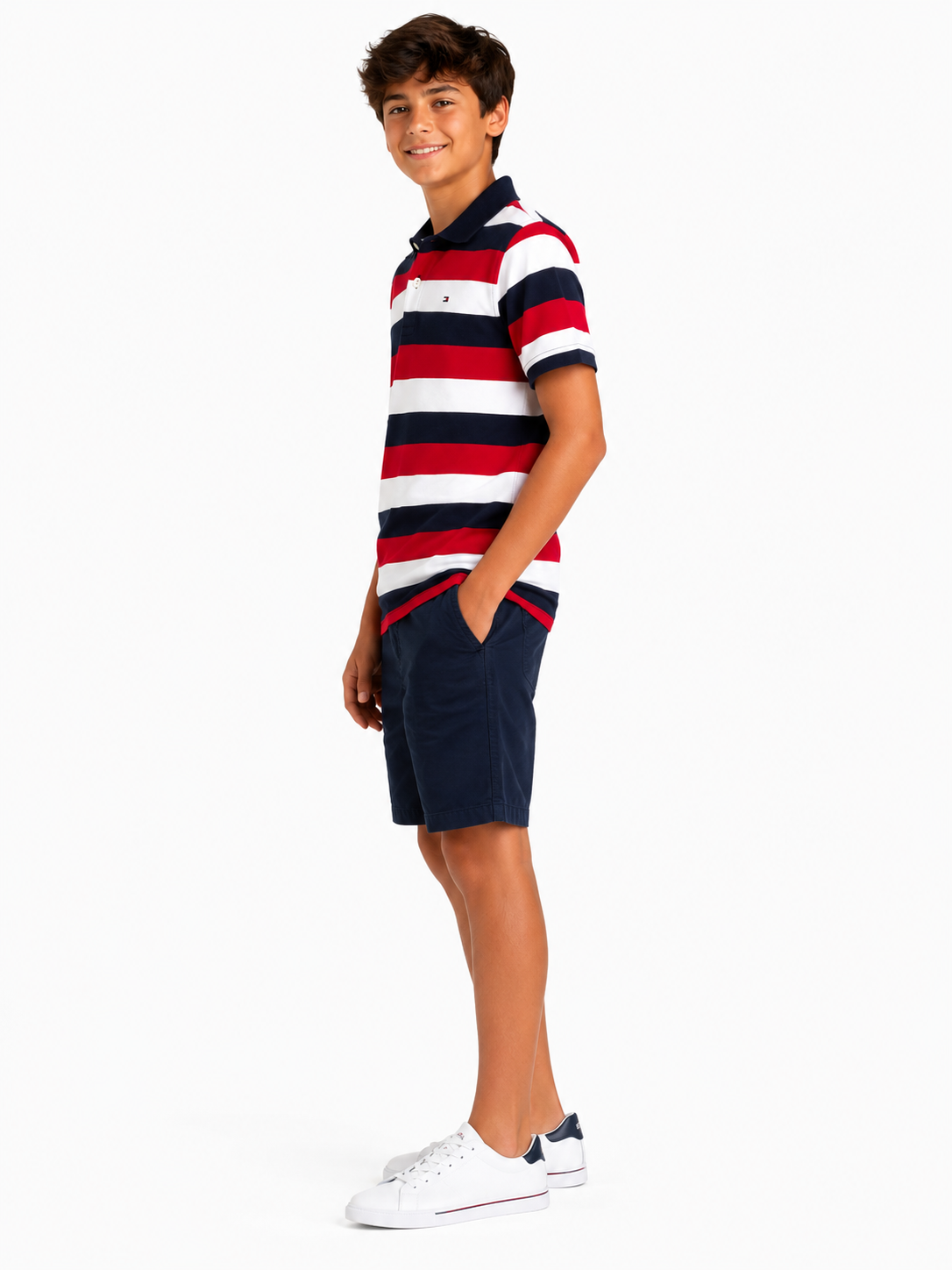 Tommy Hilfiger Kids' Block Stripe Polo