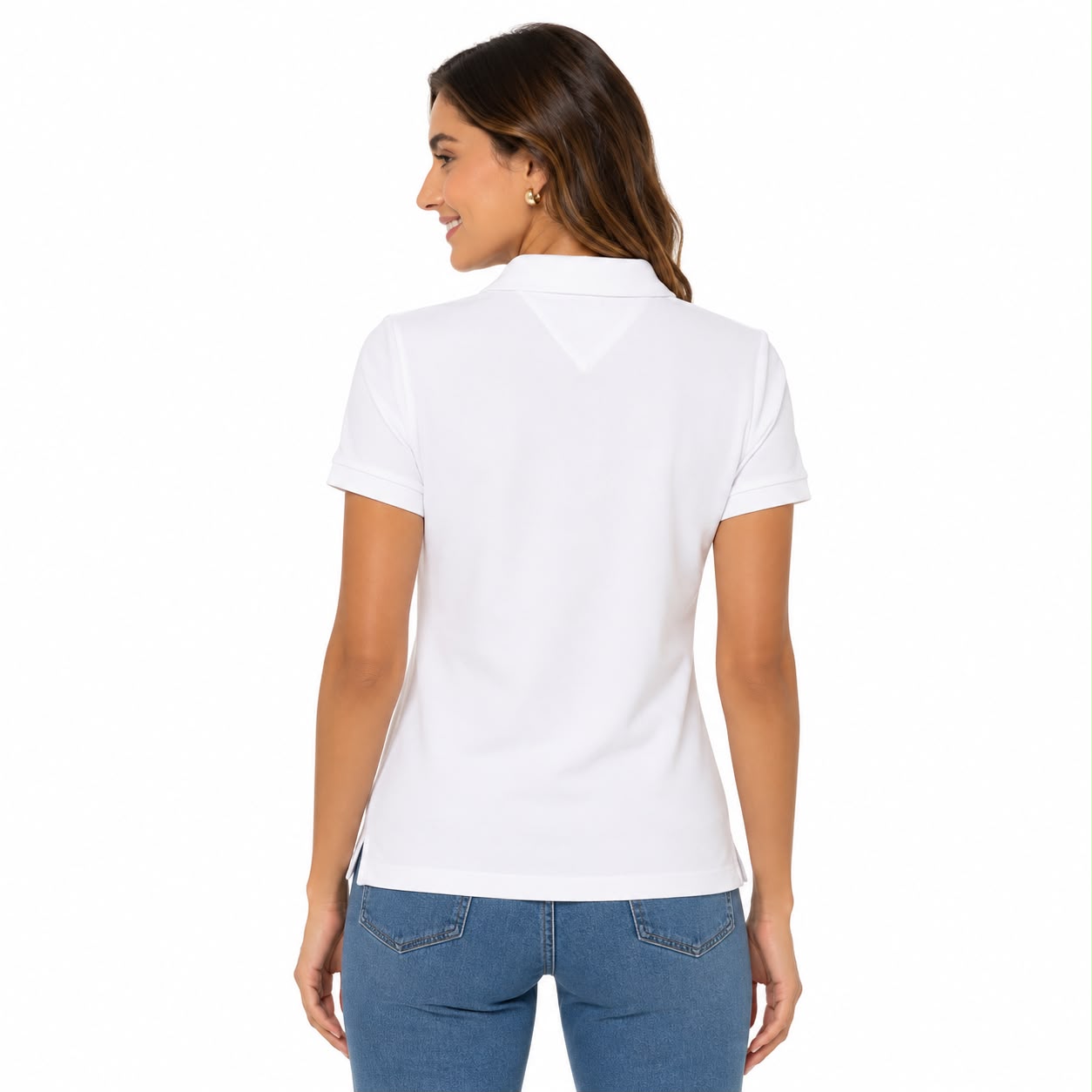 Tommy Hilfiger Women's Heritage Short Sleeve Slim Polo Shirt