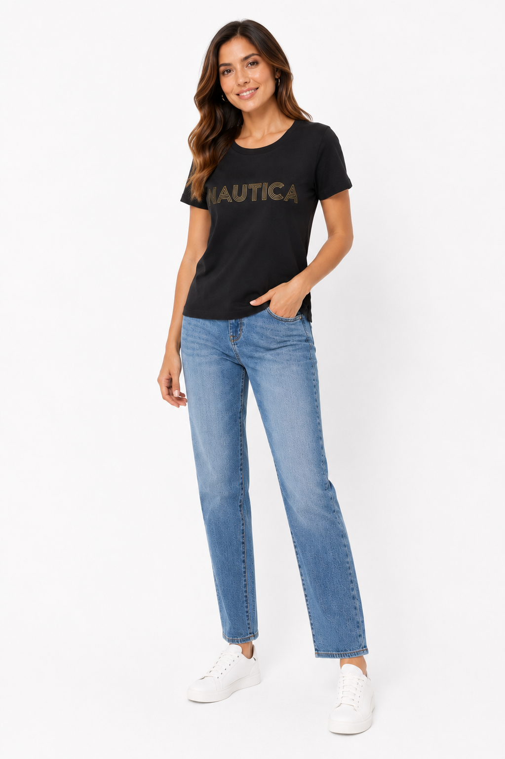 NAUTICA-Classic cut T-shirt (Classic Tee)
