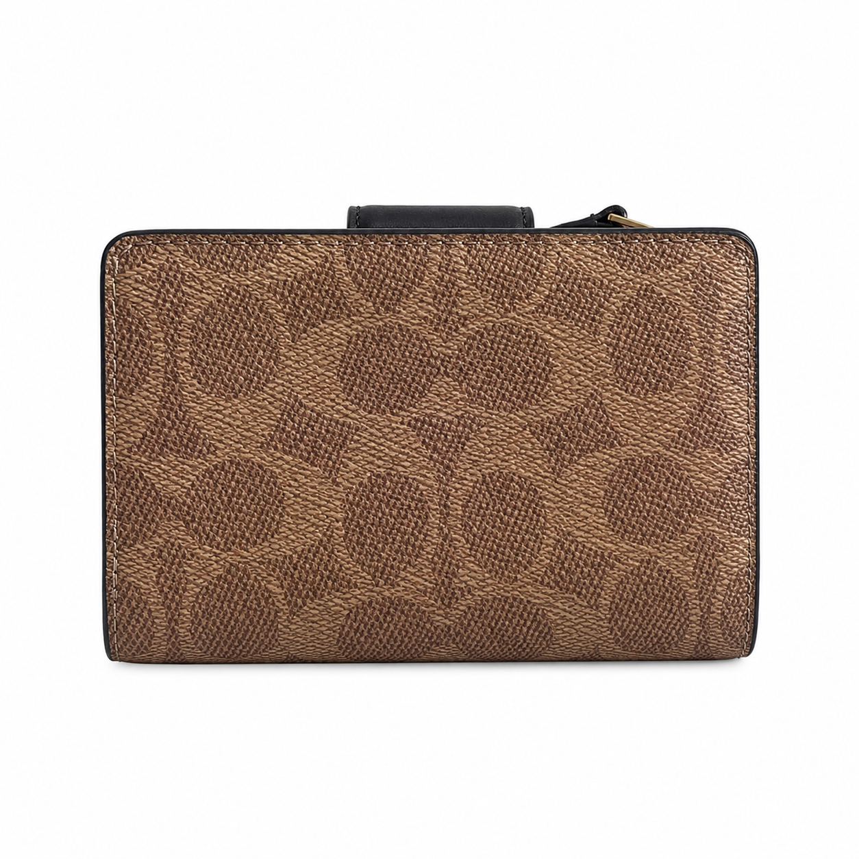 Coach Medium Corner Zip Wallet in Signature Canvas