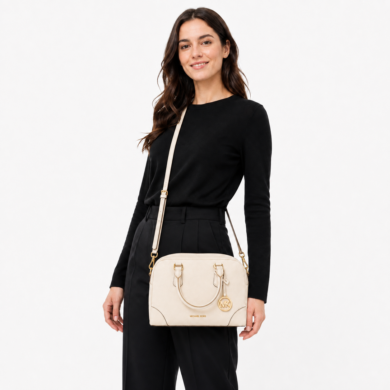 Michael Kors Thompson grained leather bag