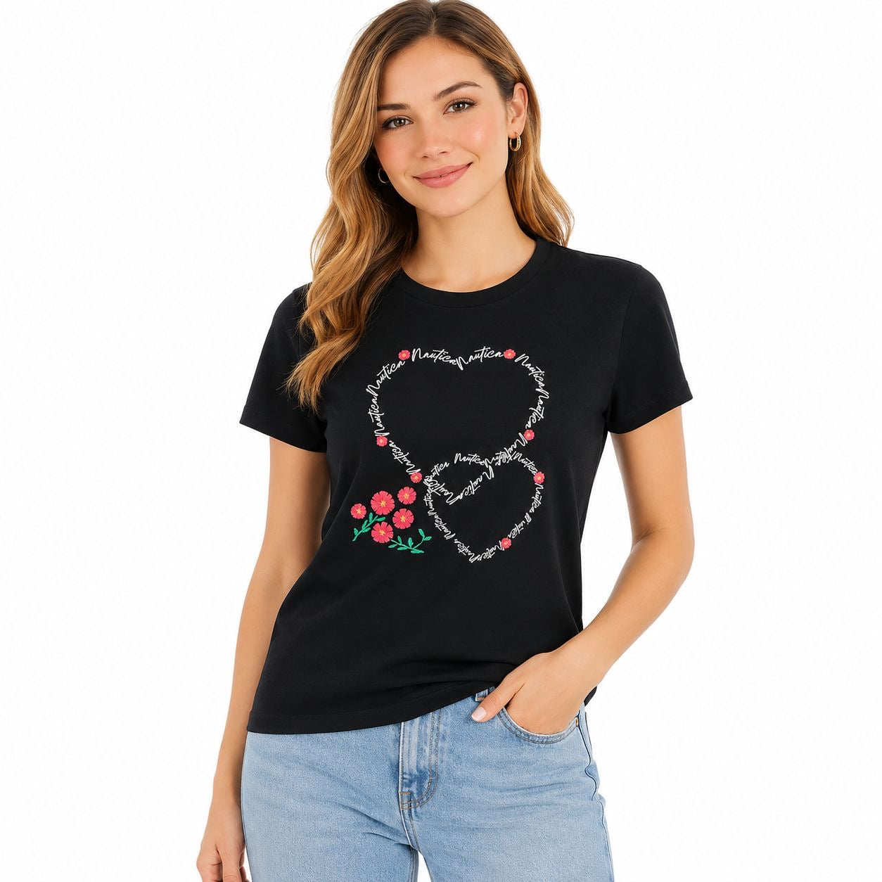 Náutica heart to heart graphic t-shirt Women’s
