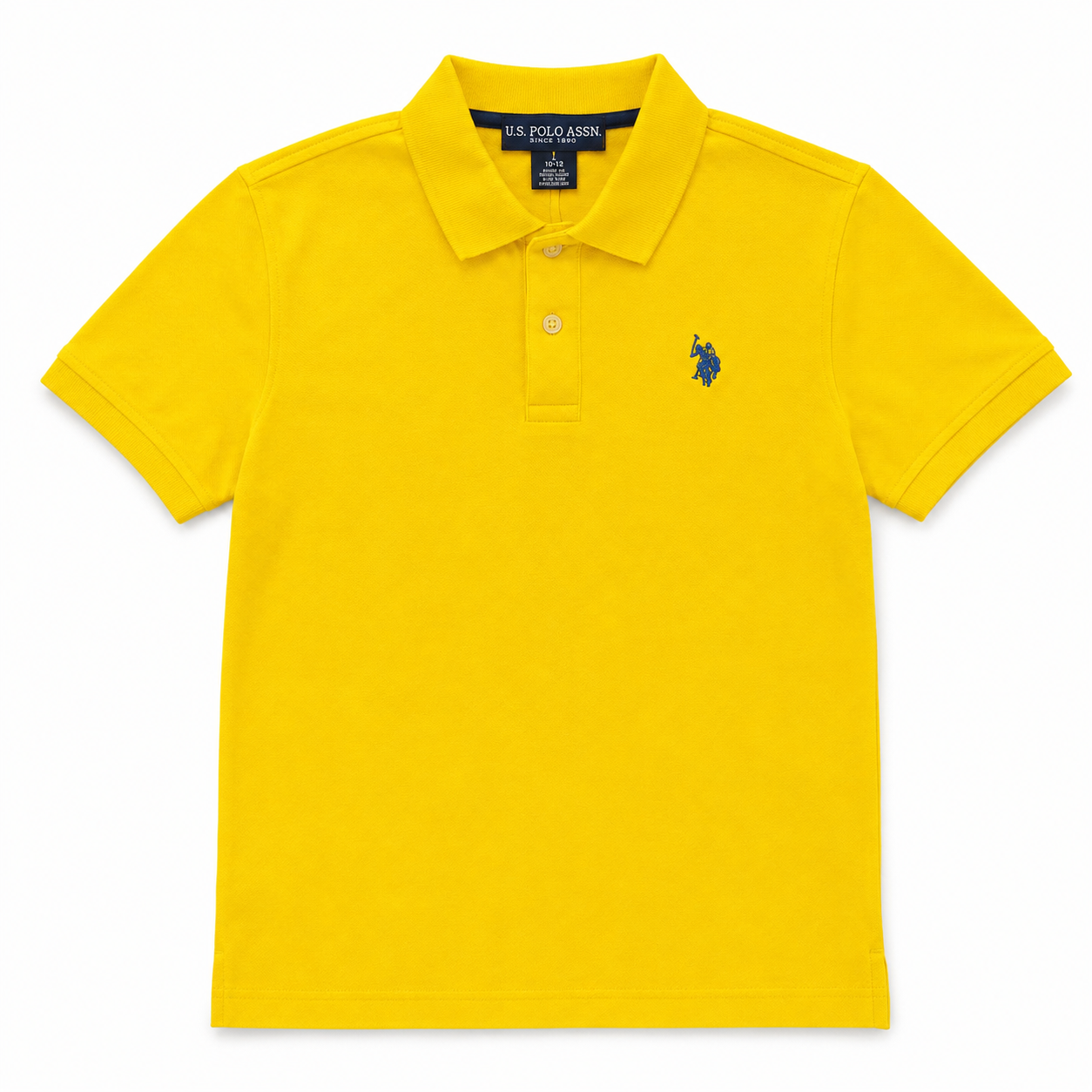 U.S. Polo Assn. Boys Cotton Pique Solid Polo Shirt